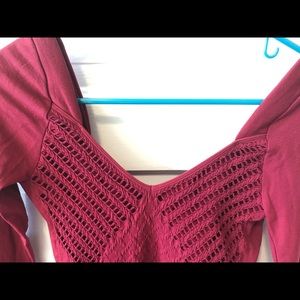 Body-Con Deep Red Dress